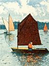Free Time - Sailing Boat Artwork Etchings